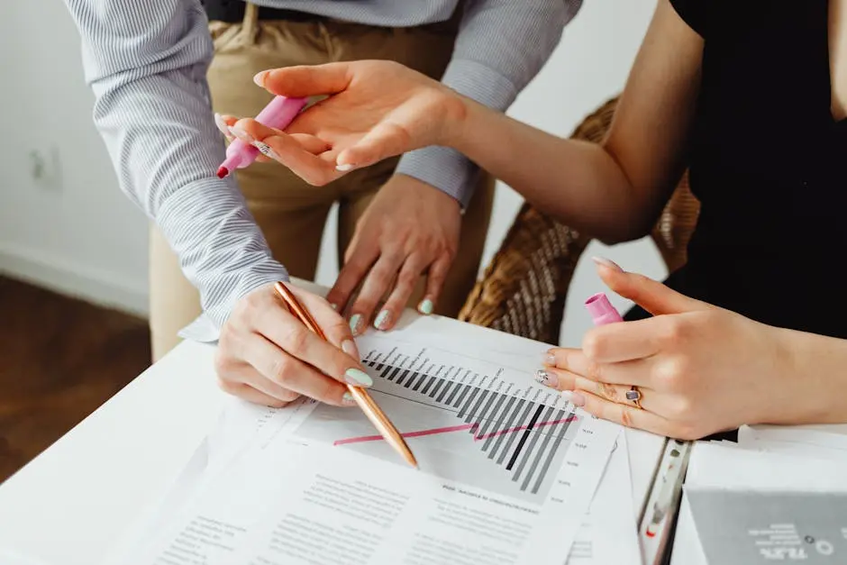 Performance review between manager and employee